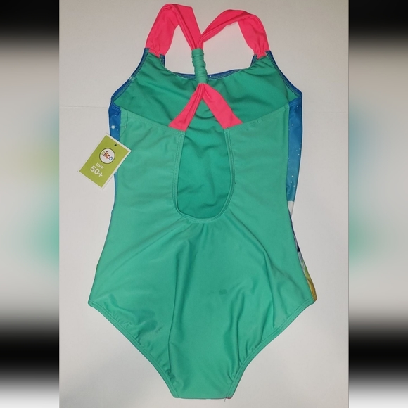 Circo Girls Unicorn One-piece Swimsuit L - Picture 2 of 3